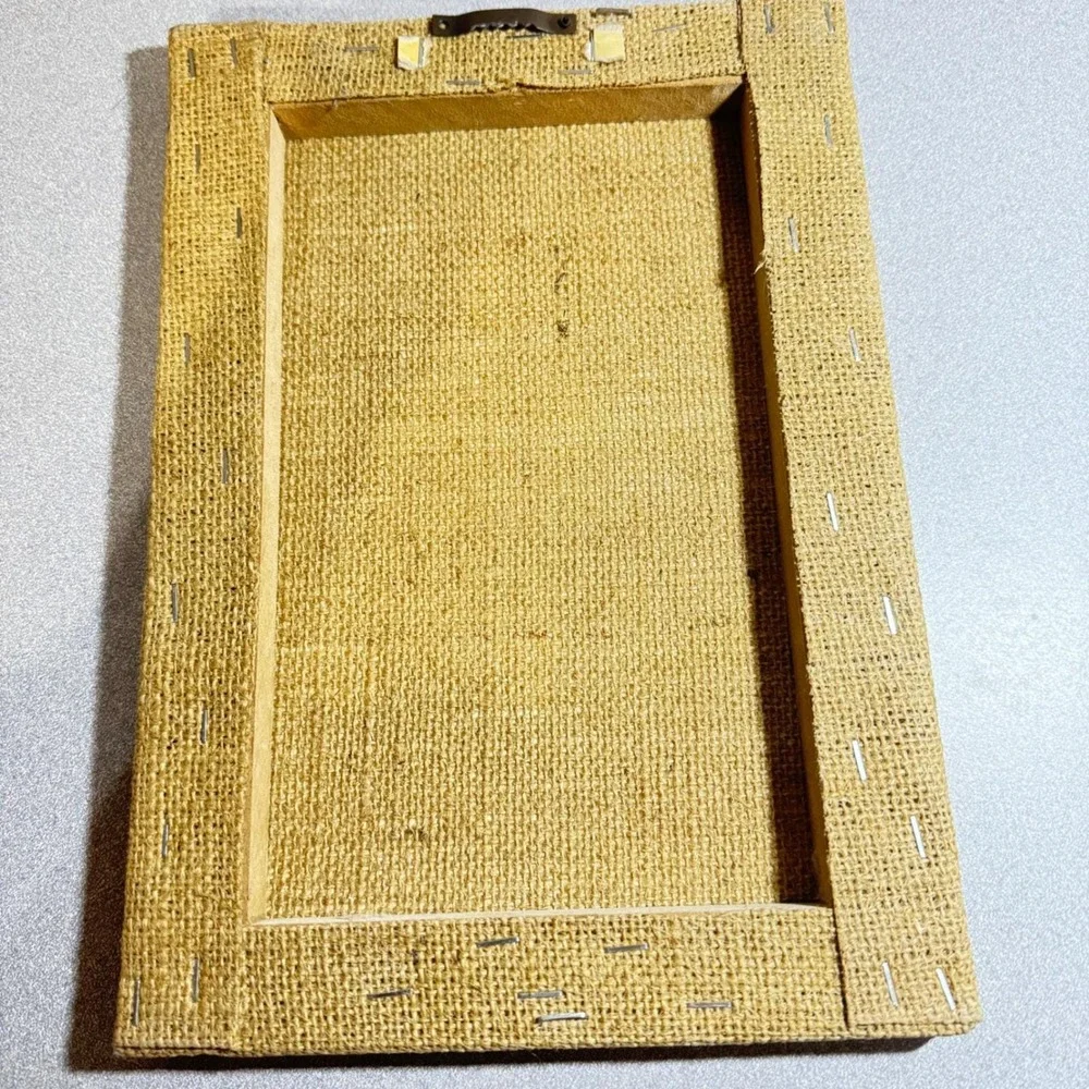 Vintage London‎ Big Ben Travel Canvas Burlap Wall Art October 1972 Stamp Decor